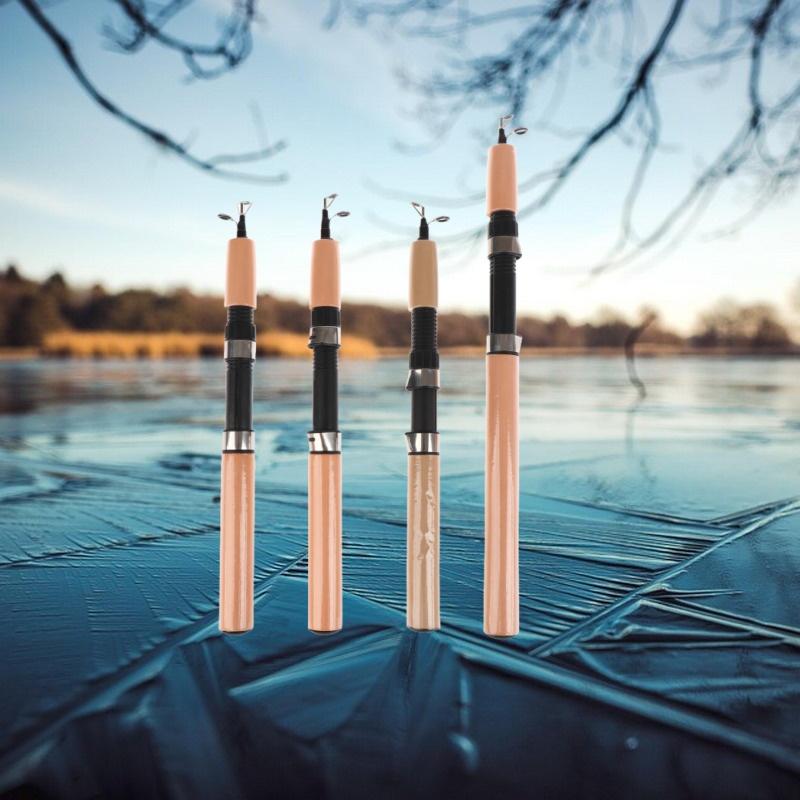 Fishing Rod Ice - Ultraleichte Winter-Eisfischerrute Tragbare Winter-Eisfischerrute Spinn- und