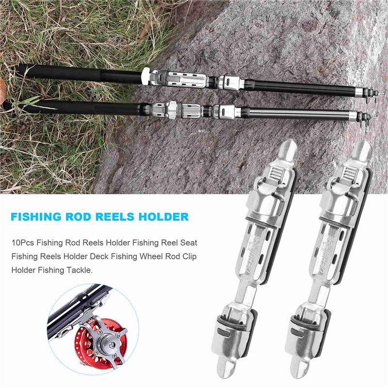 ABPF 10er-Set Angelrutenrollen – Fishing Rod Holder Bewertung und Preis